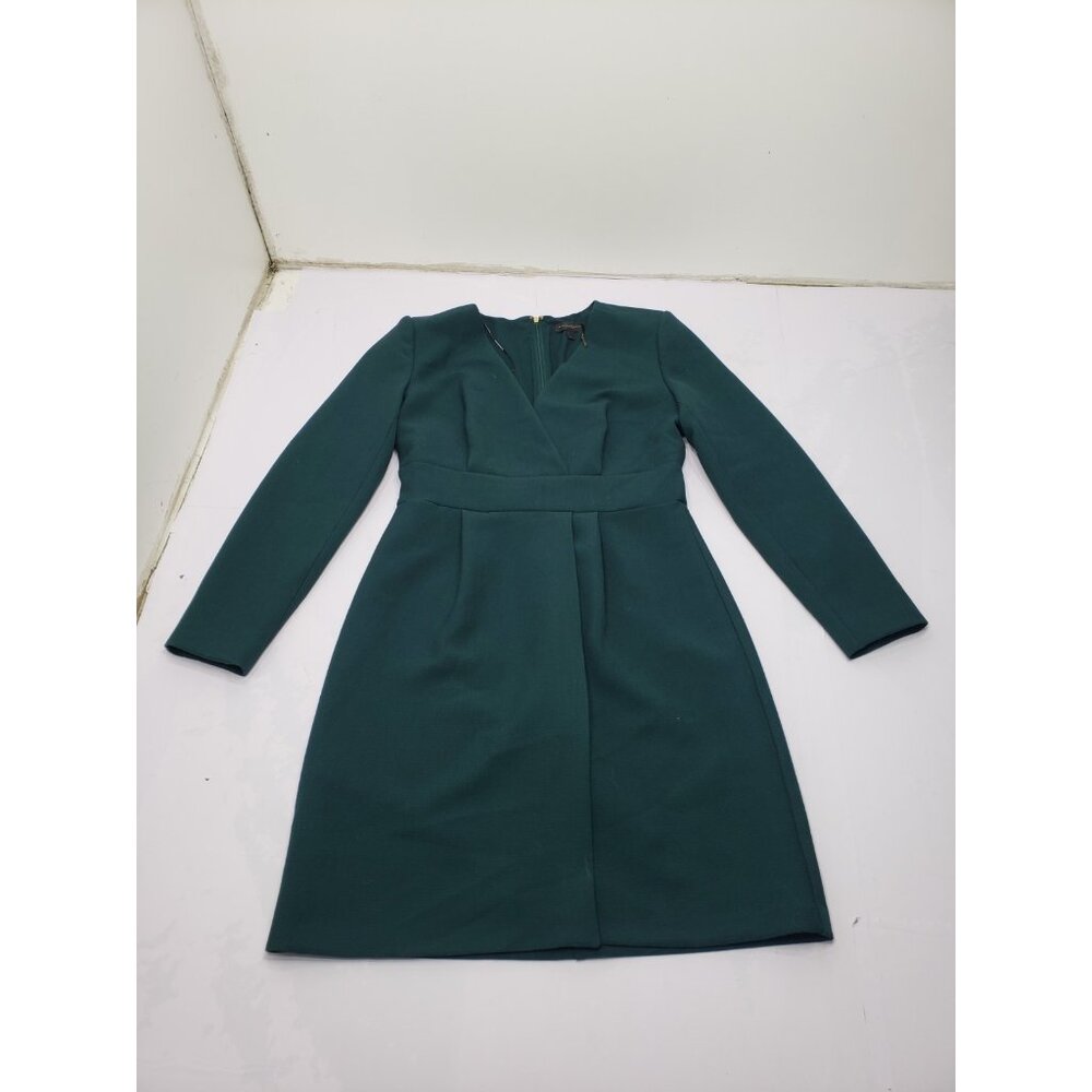 Donna Karan New York Women’s Long-Sleeve Emerald Green Sheath Dress Size 10